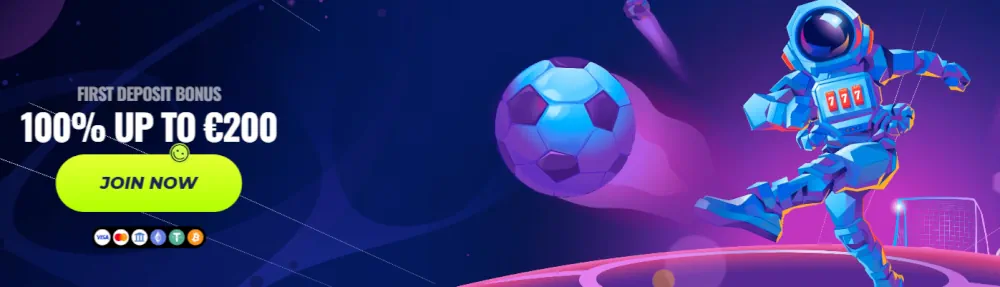 Lunubet űrhajós témájú sport első befizetési bónusz banner